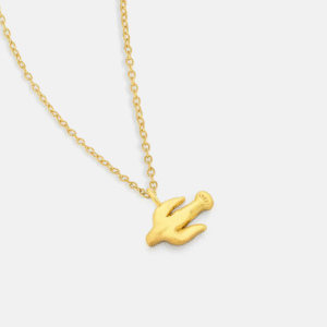 Gold Peace Dove Necklace