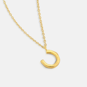 Gold Horseshoe Necklace