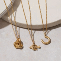 Gold Horseshoe Necklace