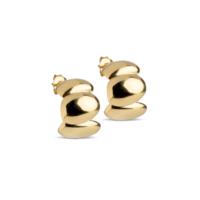 Melia chunky hoop earrings - ENAMEL Copenhagen - Silverado Jewellery