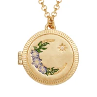 Nightshade Moon Locket Necklace