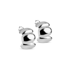 Silver Melia hoop earrings - ENAMEL Copenhagen - Silverado Jeweller Silver Melia hoop earrings - ENAMEL Copenhagen - Silverado Jewellery