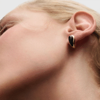 smokey quartz luna earrings - PDPAOLA - Silverado Jewellery