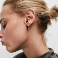smokey quartz luna earrings - PDPAOLA - Silverado Jewellery