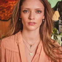 Swallow Heart Locket Necklace
