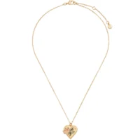 Swallow Heart Locket Necklace