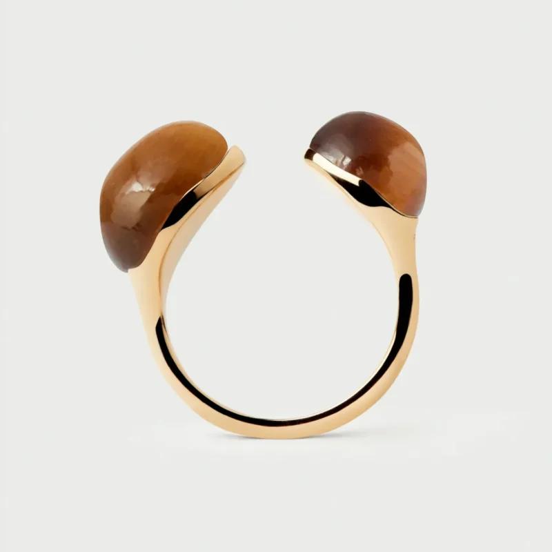 Tiger's Eye Gravity Ring