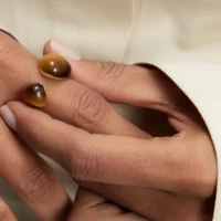 Tiger's Eye Gravity Ring