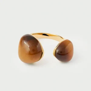 tiger's eye PDPAOLA Tiger's Eye Gravity Ring
