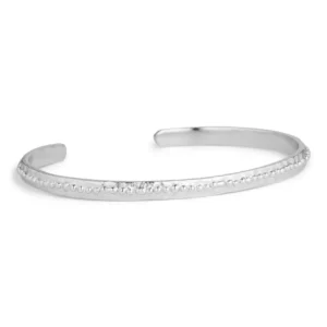 Chloe Textured Cuff Bangle - Pure By Nat - Silverado Jewellery Chloe Textured Cuff Bangle - Pure By Nat - Silverado Jewellery
