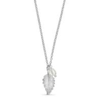 Linn leaf pendant necklace - Pure by nat - Silverado Jewellery