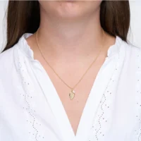 Linn leaf pendant necklace - Pure by nat - Silverado Jewellery