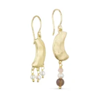Noelle moon drop earrings - Pure By Nat - Silverado Jewellery