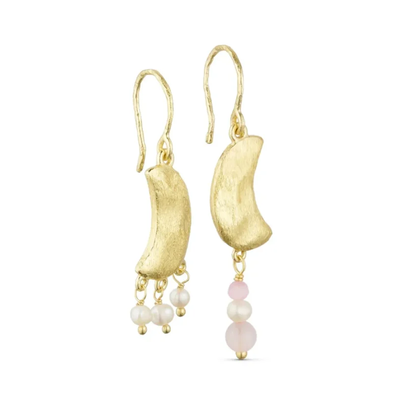 Noelle moon drop earrings - Pure By Nat - Silverado Jewellery