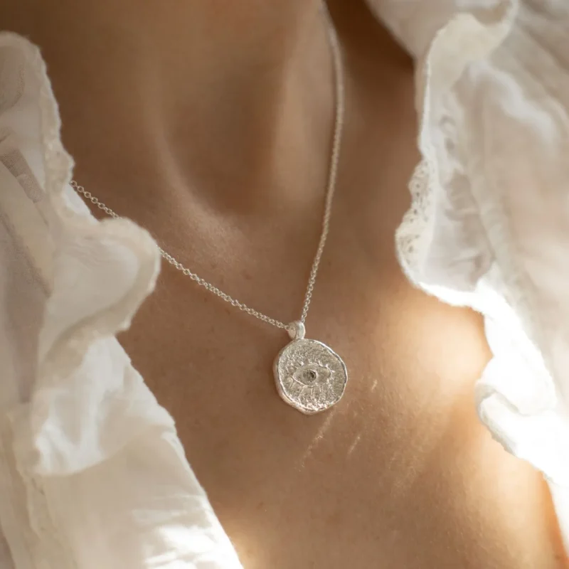 Evelyn Eye pendant necklace - Pure by Nat - Silverado Jewellery