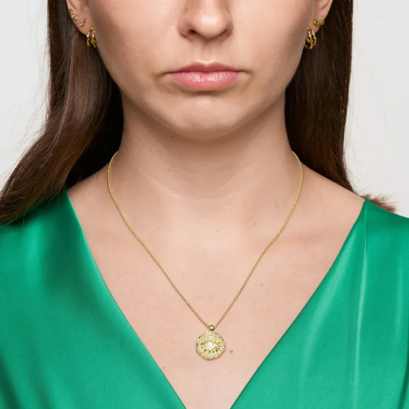 Evelyn Eye pendant necklace - Pure by Nat - Silverado Jewellery