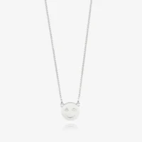 silver mini happy face necklace - Rachel Jackson - Silverado Jewellery