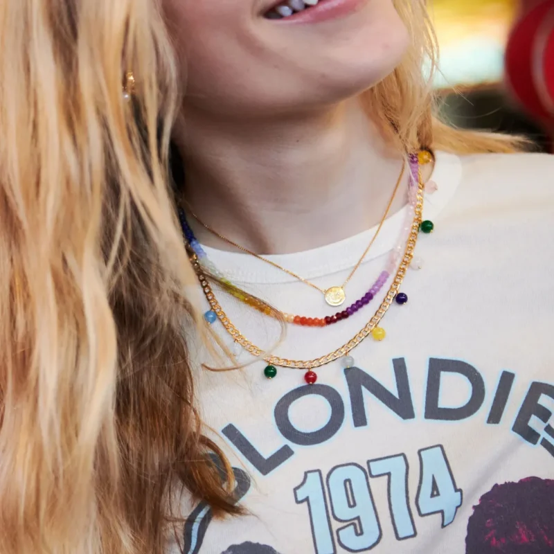 silver mini happy face necklace - Rachel Jackson - Silverado Jewellery