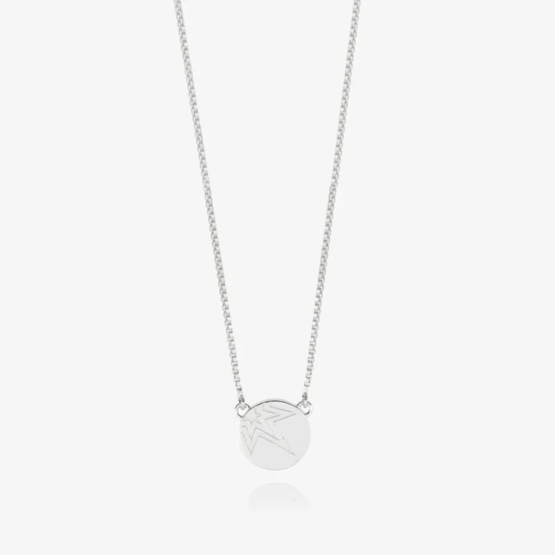 silver mini happy face necklace - Rachel Jackson - Silverado Jewellery