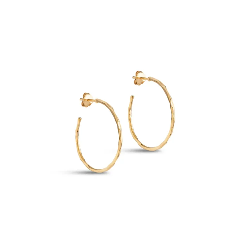 Medium Arena hoop earrings - ENAMEL Copenhagen - Silverado Jewellery
