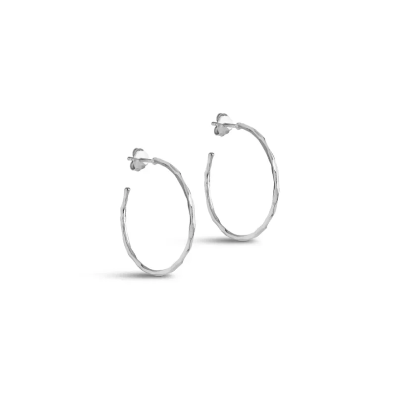 Medium Arena hoop earrings - ENAMEL Copenhagen - Silverado Jewellery