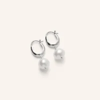 Silver pearl blossom earrings - Pernille corydon - Silverado Jewellery