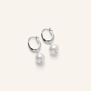 Silver pearl blossom earrings - Pernille corydon - Silverado Jewellery