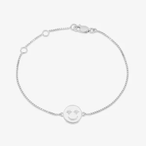 Silver happy face bracelet - Rachel Jackson - Silverado Jewellery Silver happy face bracelet - Rachel Jackson - Silverado Jewellery