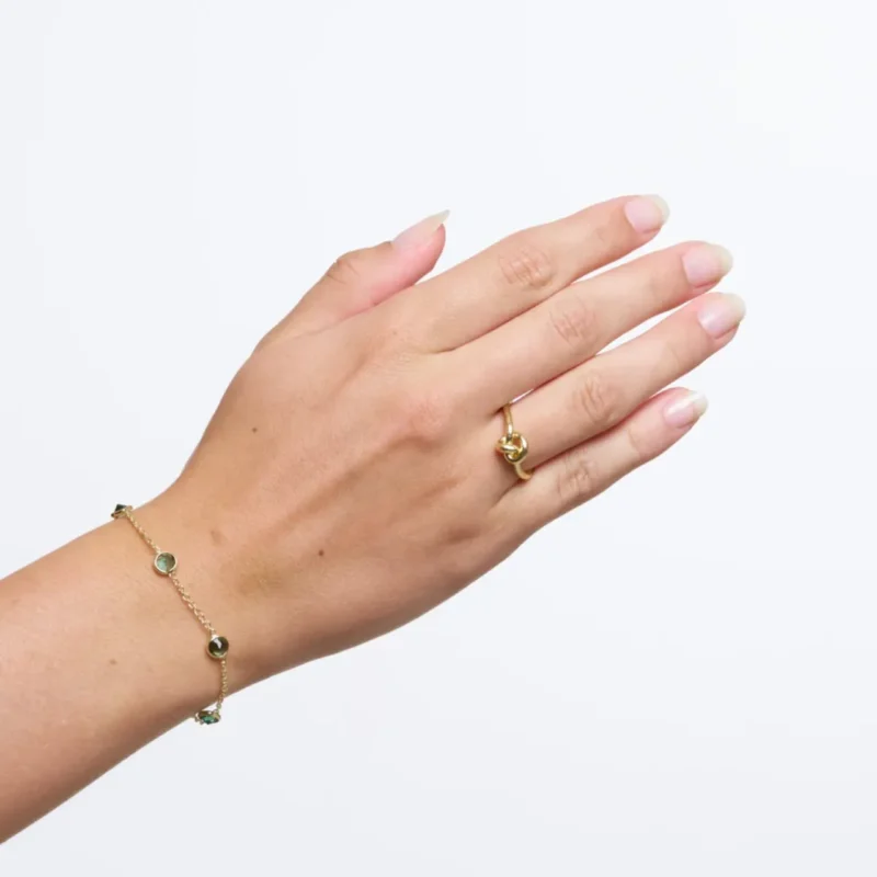 Silvia bracelet with rose quartz - Pure by nat - Silverado Jewellery