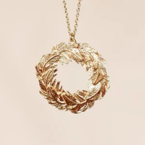Exclusive - Feather Wreath Necklace