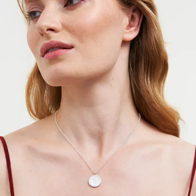 Silver Dove Spirit Guide Necklace