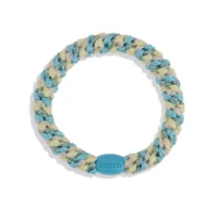 KKNEKKI turquoise stripe glitter hair tie - KKNEKKI - Silverado Jewellery