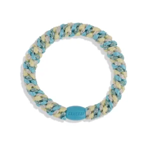 KKNEKKI turquoise stripe glitter hair tie - KKNEKKI - Silverado Jewellery KKNEKKI turquoise stripe glitter hair tie - KKNEKKI - Silverado Jewellery