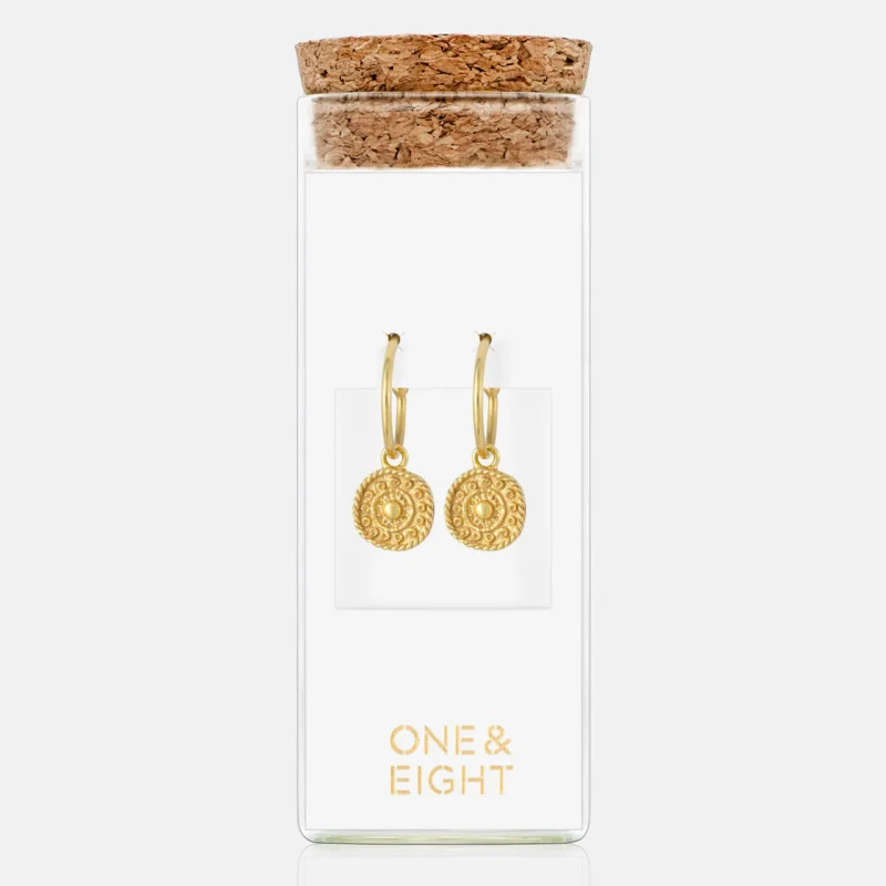 Gold Coin Earrings