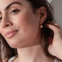 Gold Coin Earrings