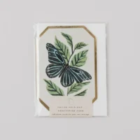 botanical butterfly concertina card - Katie Housley - Silverado Jewellery