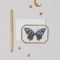 mini blue butterfly card - Katie Housley - Silverado Jewellery