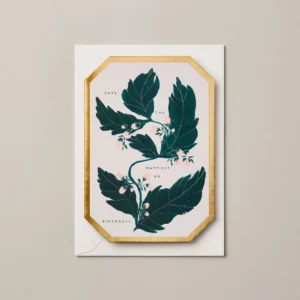 happiest of birthdays botanical card - Katie Housley - Silverado Jewellery