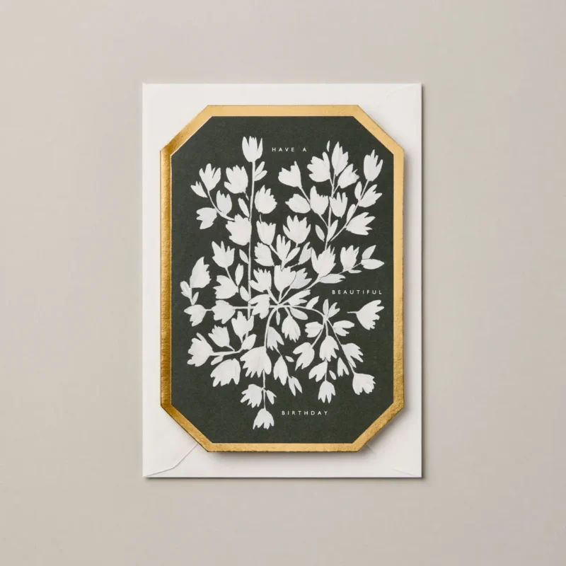 Have a beautiful birthday botanical card - Katie Housley - Silverado Jewellery