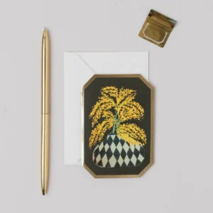 Mini botanical mimosa card- Katie Housley - Silverado Jewellery Mini botanical mimosa card- Katie Housley - Silverado Jewellery