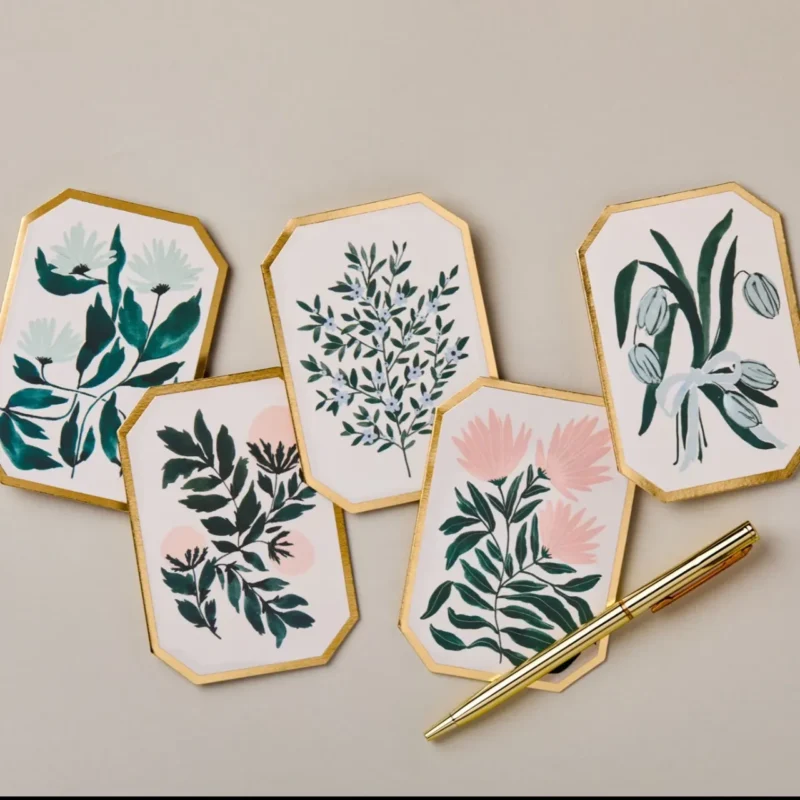 Mini botanical cards- Katie Housley - Silverado Jewellery