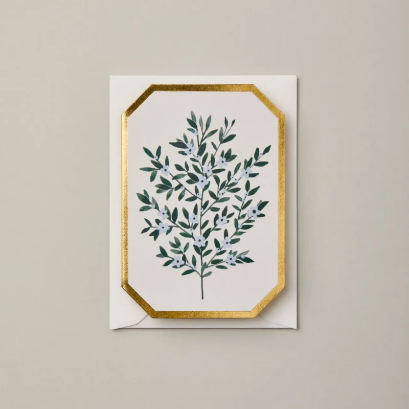 Mini botanical forget me not card - Katie Housley - Silverado Jewellery
