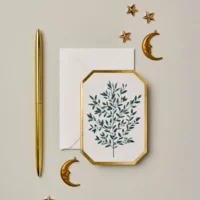 Mini botanical forget me not card - Katie Housley - Silverado Jewellery