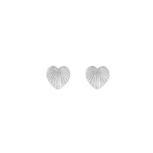 Silver sunburst heart earrings - Silverado classics - Silverado Jewellery