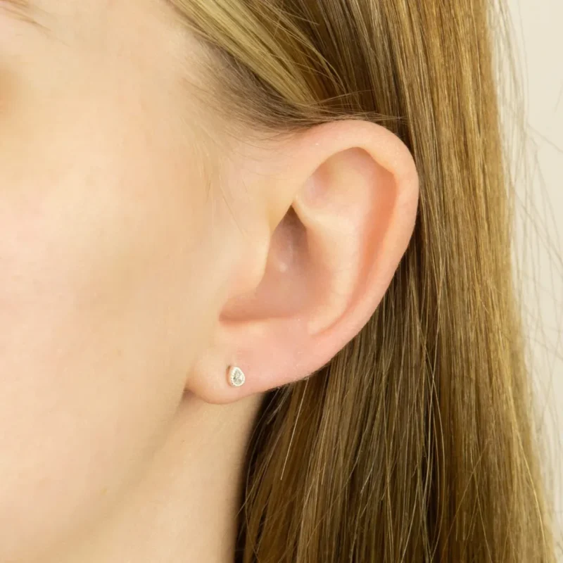 Silver teardrop stud earrings - Silverado Classics - Silverado Jewellery