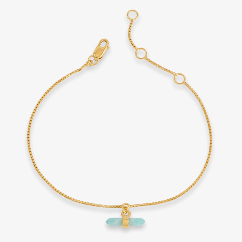 Mini Tranquility Amazonite T-Bar Bracelet