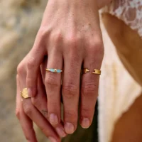 Tranquility Amazonite Ring