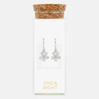 Silver forget me not hoop earrings - One and Eight Jewellery - Silverado Jewellery