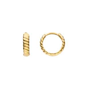 Rope huggie hoop earrings - Silverado Jewellery Rope huggie hoop earrings - Silverado Jewellery