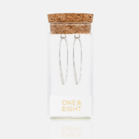 Silver Maya earrings - One and Eight - Silverado Jewellery